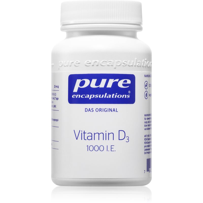 Pure Encapsulations Vitamin D3 1000 I.E. Kapseln für gesunde Knochen und Zähne 42 g