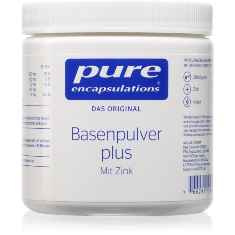 Pure Encapsulations Basenpulver plus Pulver zur Erhaltung des Elektrolytgleichgewichts 200 g