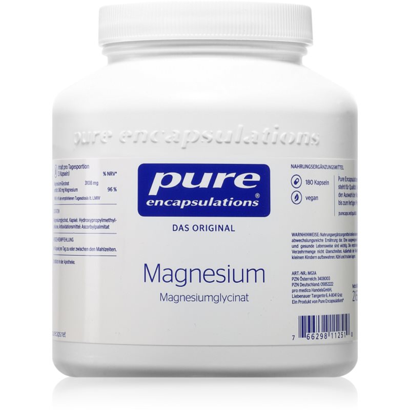 Pure Encapsulations Magnesiumglycinat Kapseln mit Mineralien 216 g