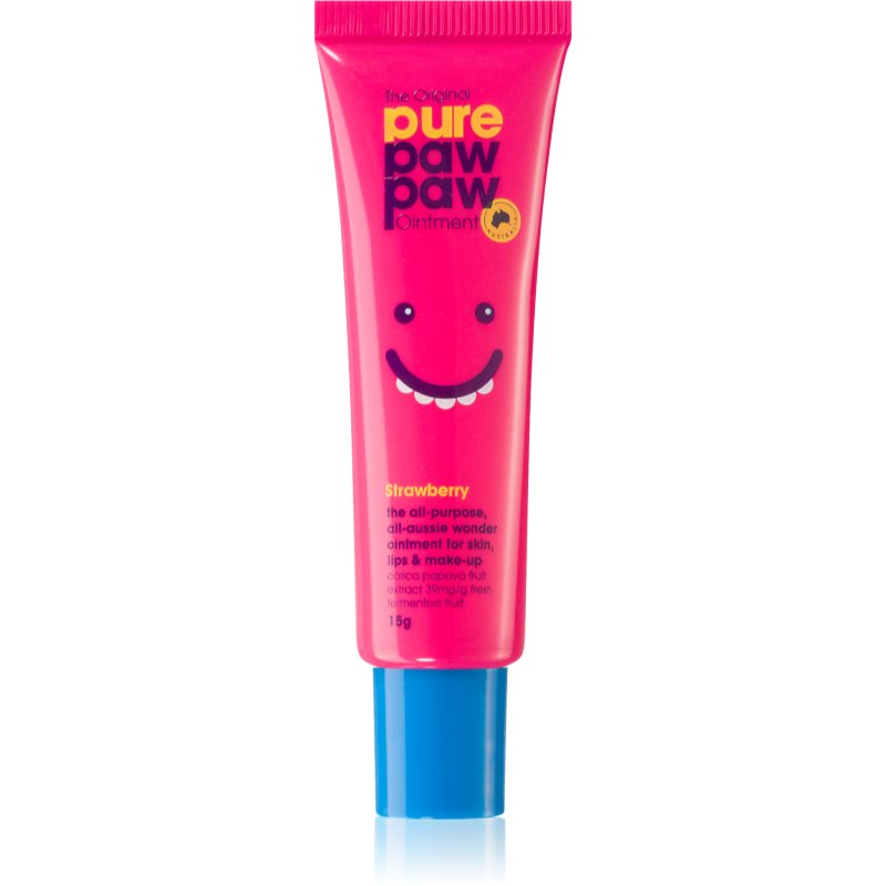 Pure Paw Paw Strawberry moisturising balm for lips and dry areas 15 g
