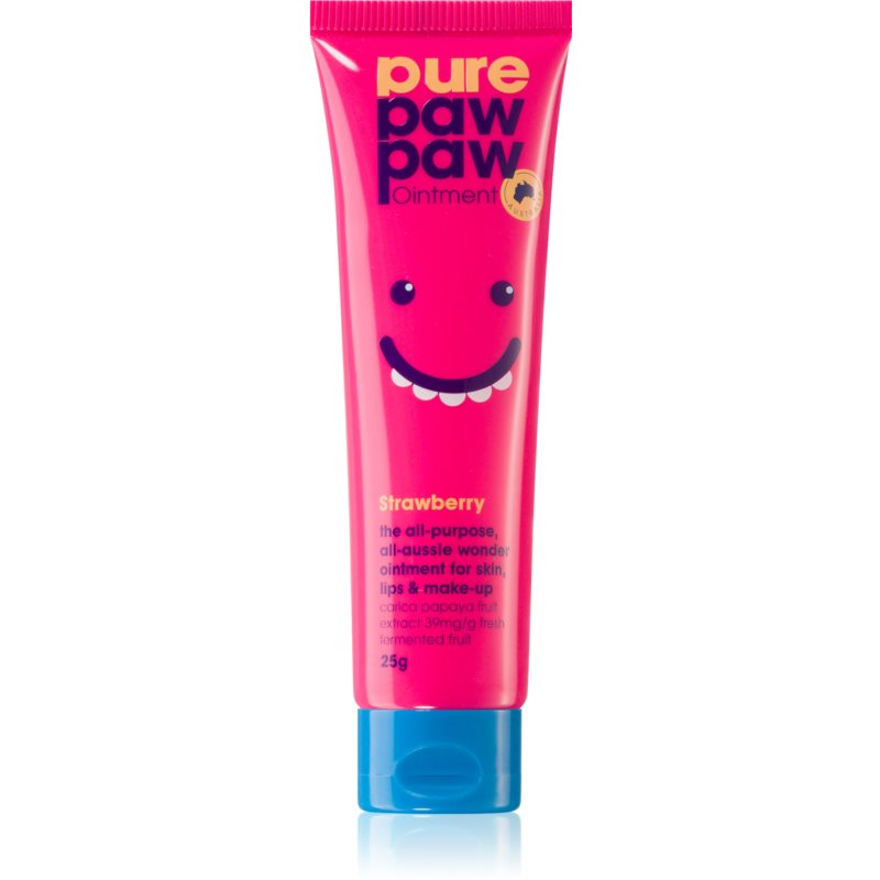 Pure Paw Paw Strawberry Moisturising Balm For Lips And Dry Areas 25 G