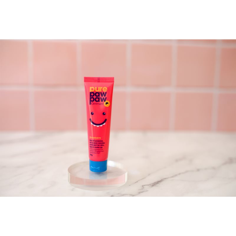 Pure Paw Paw Strawberry Moisturising Balm For Lips And Dry Areas 25 G