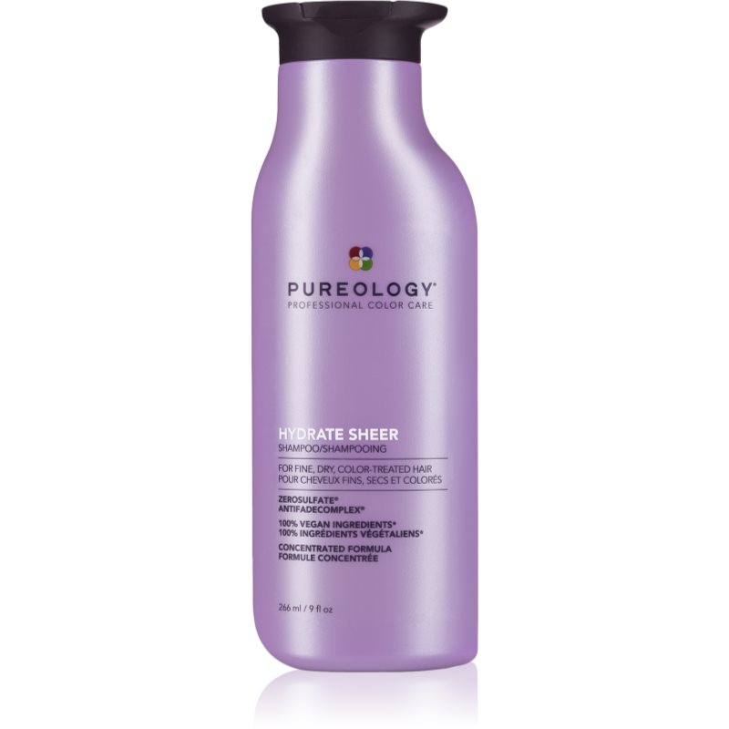 Pureology Hydrate Sheer легкий зволожуючий шампунь для чутливого волосся для жінок 266 мл