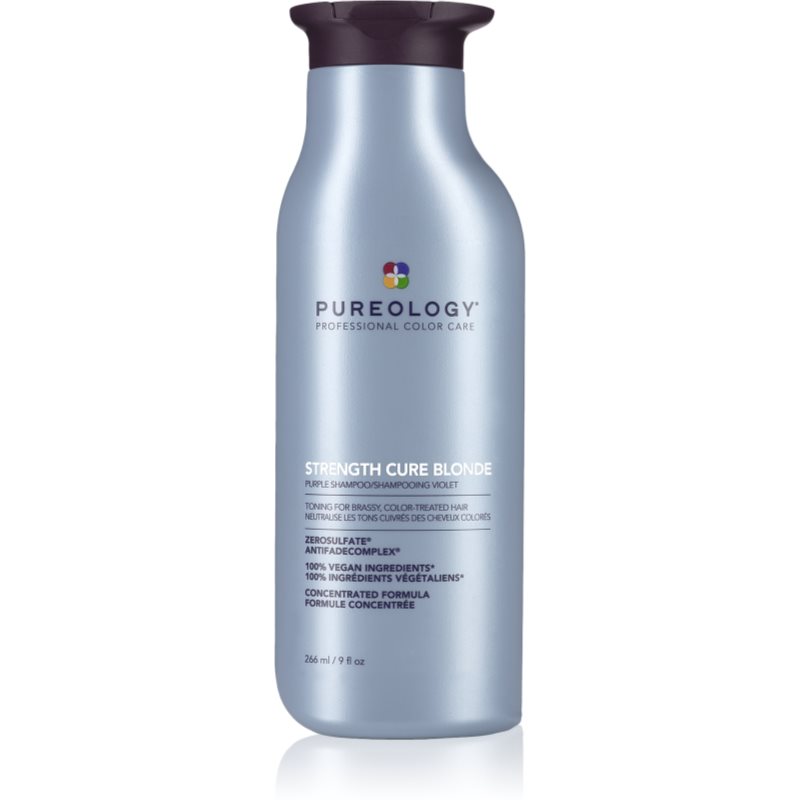 Pureology Strength Cure Blonde fialový šampón pre ženy 266 ml