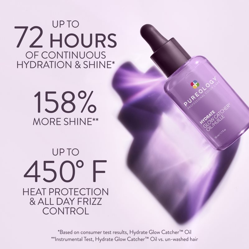 Pureology Hydrate Glow Catcher hydratační a vyživující olej na vlasy 50 ml (obrázek 6)
