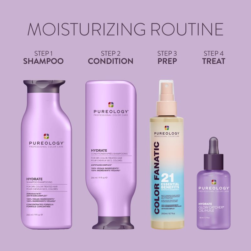 Pureology Hydrate Glow Catcher hydratační a vyživující olej na vlasy 50 ml (obrázek 7)