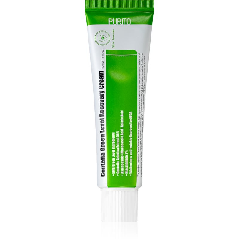 Purito Centella Green Level atnaujinamojo poveikio kremas, užtikrinantis odos maitinimą 50 ml