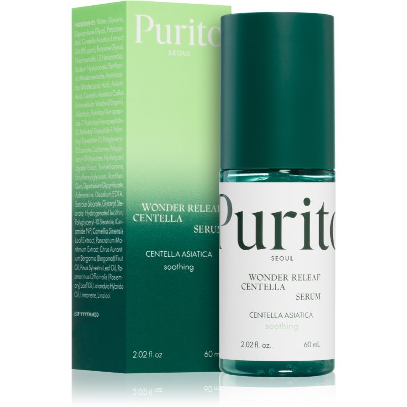 Purito Wonder Releaf Centella Serum regenerirajući serum za zaštitu od štetnih vanjskih utjecaja 60 ml