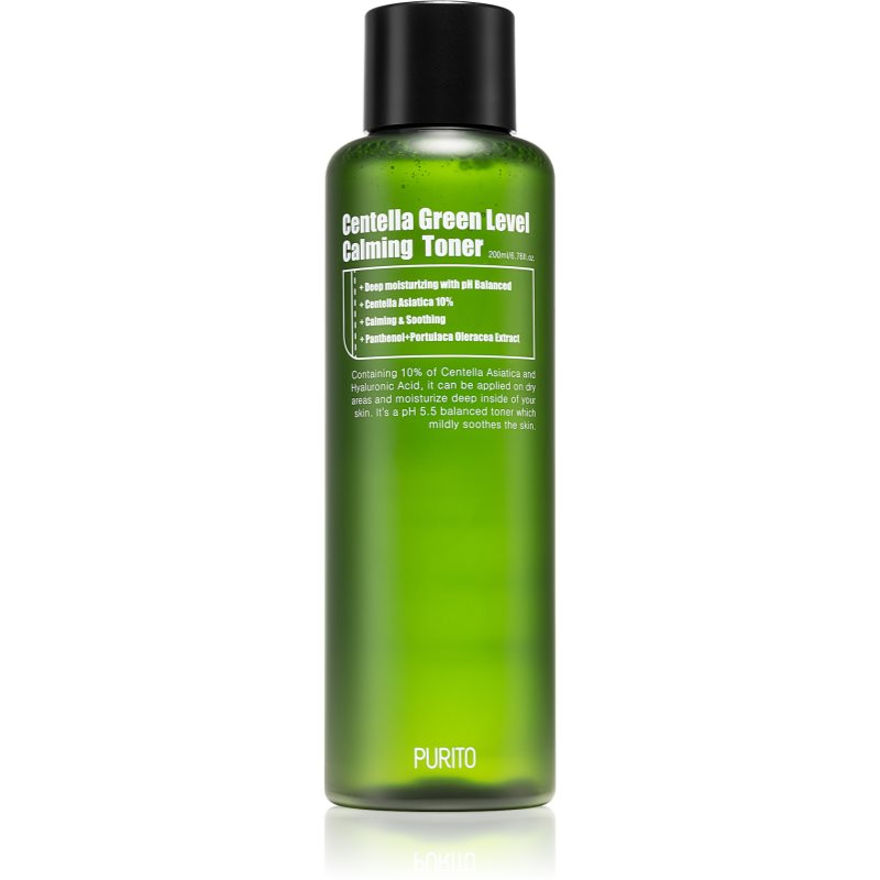 Purito Centella Green Level Moisturising Toner To Soothe And Strengthen Sensitive Skin 200 Ml
