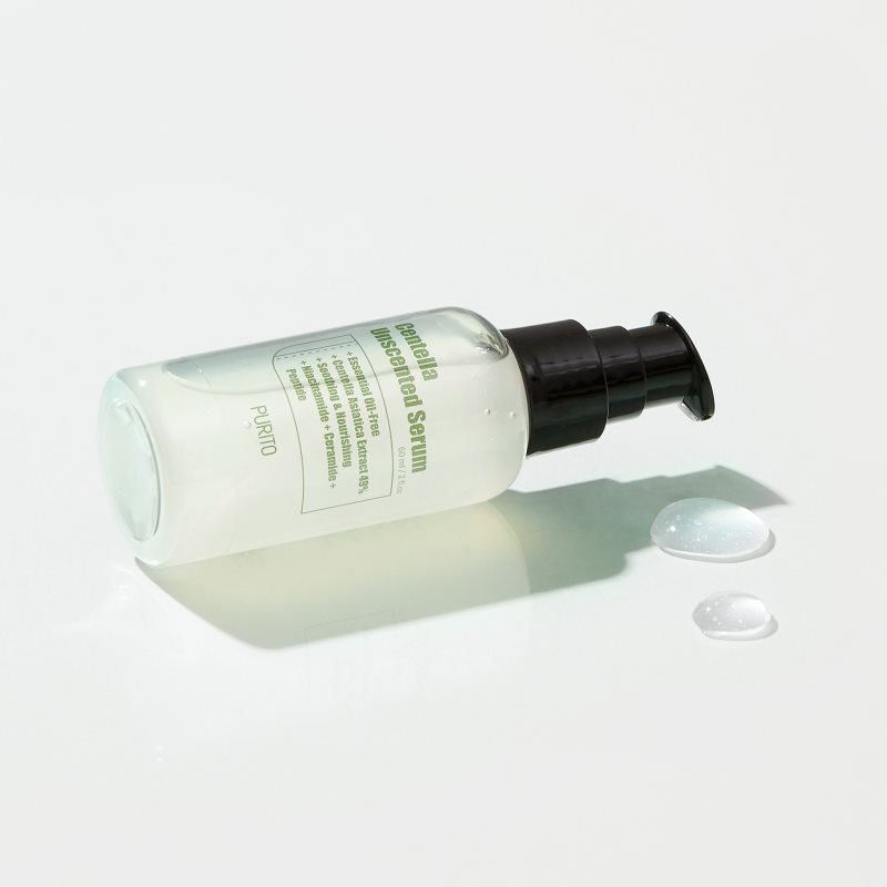 Purito Wonder Releaf Centella Serum Unscented Sérum Régénérant Visage Pour Apaiser Et Fortifier La Peau Sensible 60 Ml