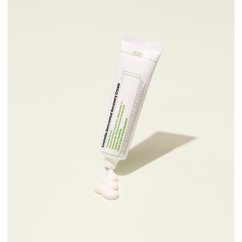 Purito Wonder Releaf Centella Cream Unscented Crème Régénérante Pour Apaiser La Peau 50 Ml