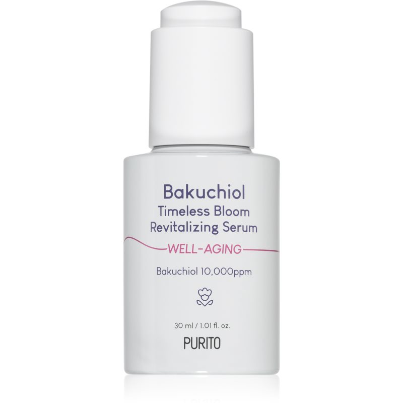 Purito Bakuchiol Timeless Bloom Intense Revitalising Serum To Restore Skin Firmness 30 Ml