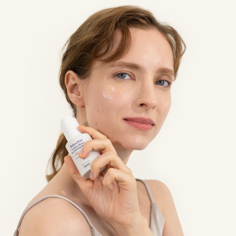 Purito Bakuchiol Timeless Bloom інтенсивна відновлююча сироватка для відновлення пружності шкіри 30 мл