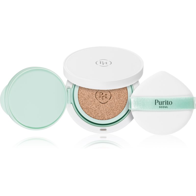 Purito Wonder Releaf Centella BB Cushion BB krém v hubke SPF 30 odtieň 13 Neutral Ivory 15 g