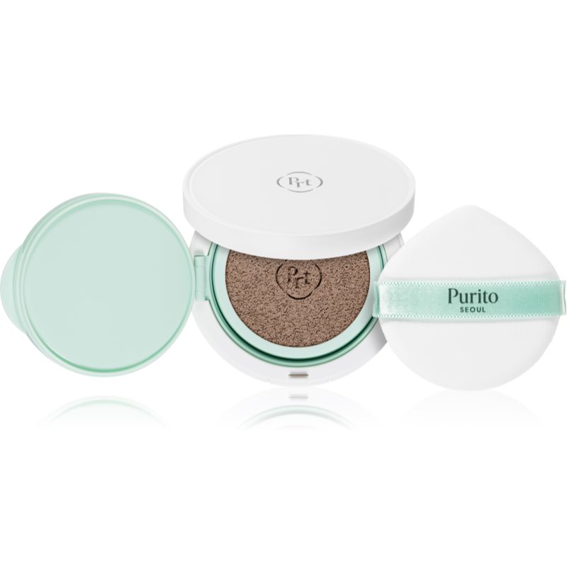 Purito Wonder Releaf Centella BB Cushion BB krém v hubke SPF 30 odtieň 21 Light Beige 15 g