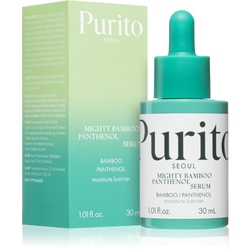 Thumbnail - Purito Mighty Bamboo Panthenol Serum intensives regenerierendes Serum regeneriert die Hautbarriere 30 ml