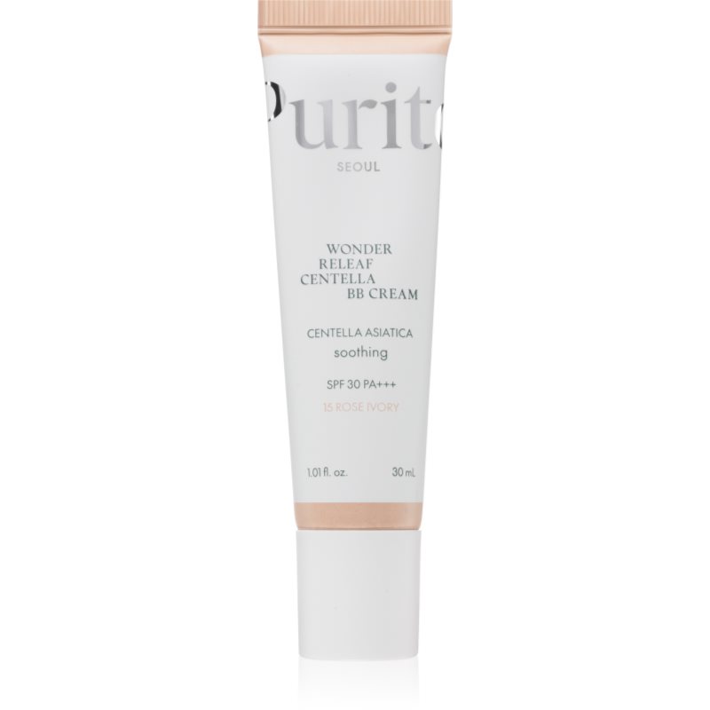 Purito Wonder Releaf Centella BB Cream aufhellende BB Cream mit beruhigender Wirkung Farbton 15 Rose Ivory 30 ml