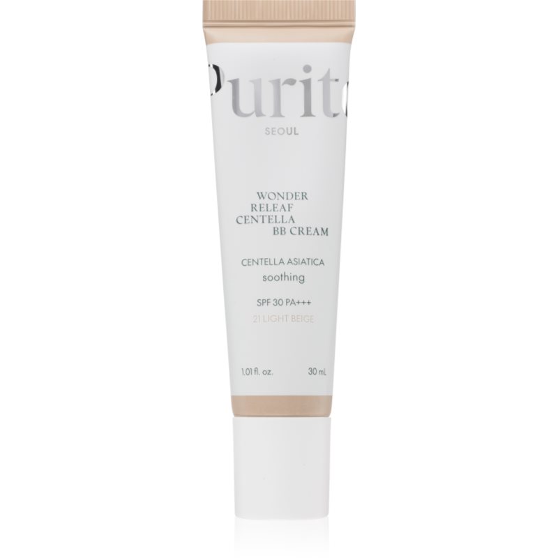 Purito Wonder Releaf Centella BB Cream aufhellende BB Cream mit beruhigender Wirkung Farbton 21 Light Beige 30 ml