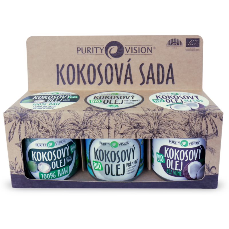 Purity Vision Coconut Set Gift Set (with Coconut Oil)
