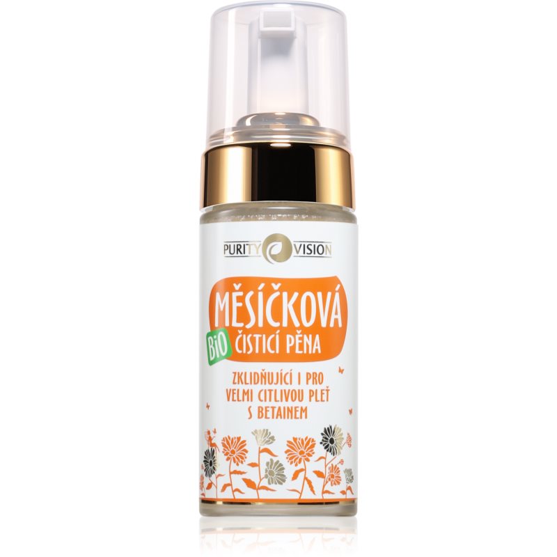 Purity Vision BIO Calendula Cleansing Foam Успокояваща почистваща пяна 90 мл.