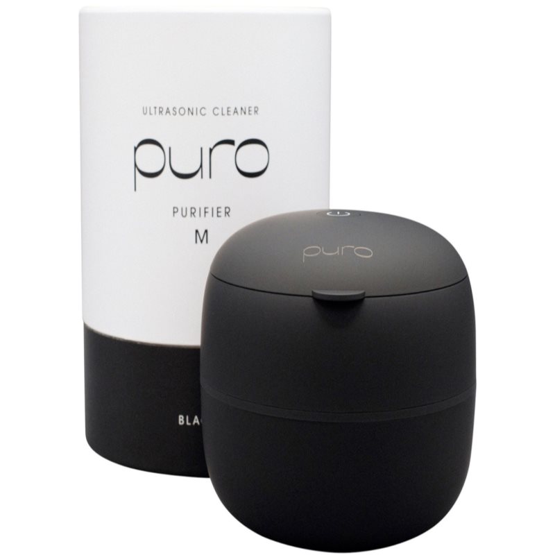 PURO WHITE Purifier M ultrazvučna kutijica za čišćenje za zubni aparatić black 1 kom