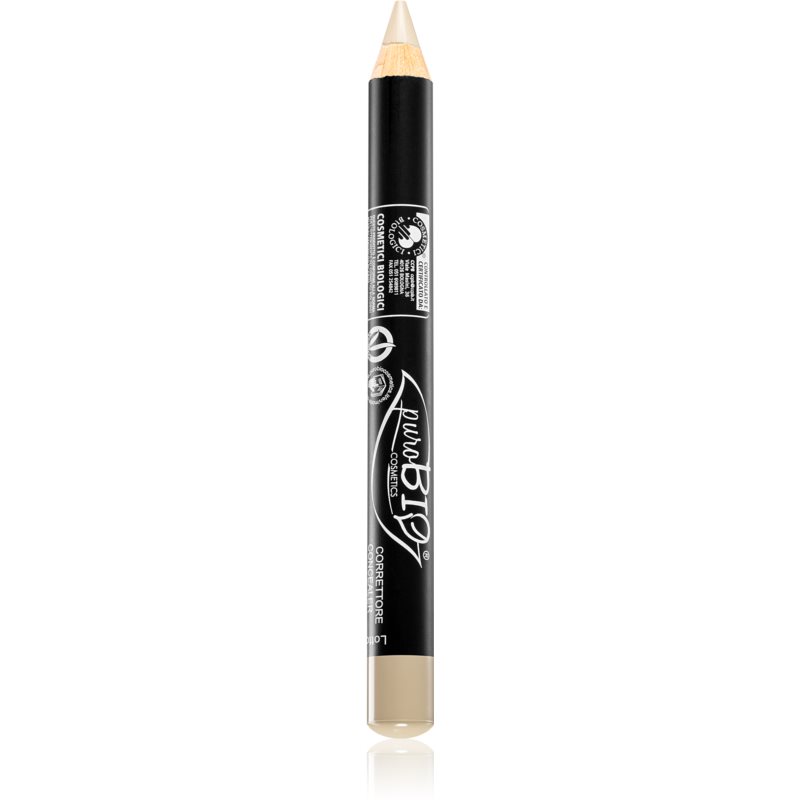 puroBIO Cosmetics Concealer pencil drėkinamasis maskuoklis pieštukas atspalvis 19 Greenish Green 2,3 g