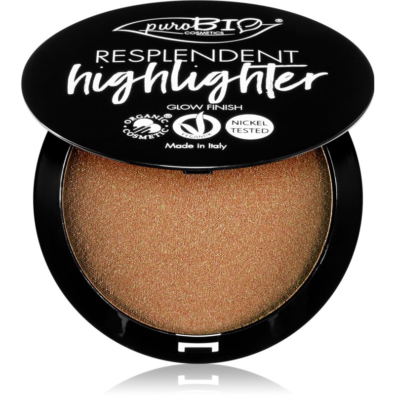 puroBIO Cosmetics Resplendent Highlighter cream highlighter shade 03 Copper 9 g
