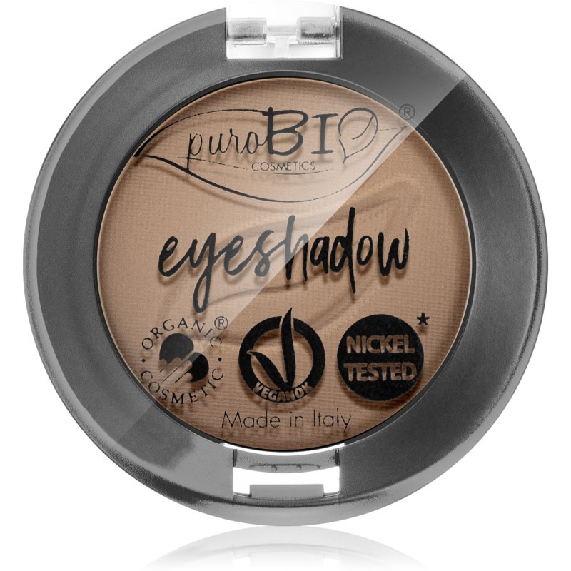 Фото - Тіні для повік PuroBio Cosmetics Compact Eyeshadows cienie do powiek odcień 02 Dove Gray 