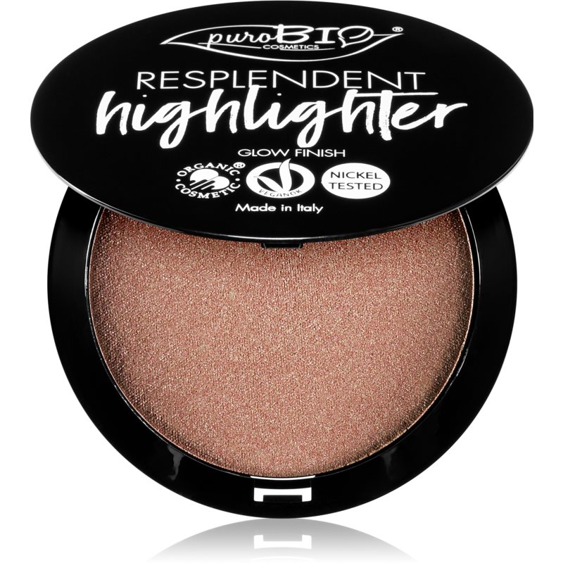 puroBIO Cosmetics Resplendent Highlighter cream highlighter shade 04 Pink Gold 9 g
