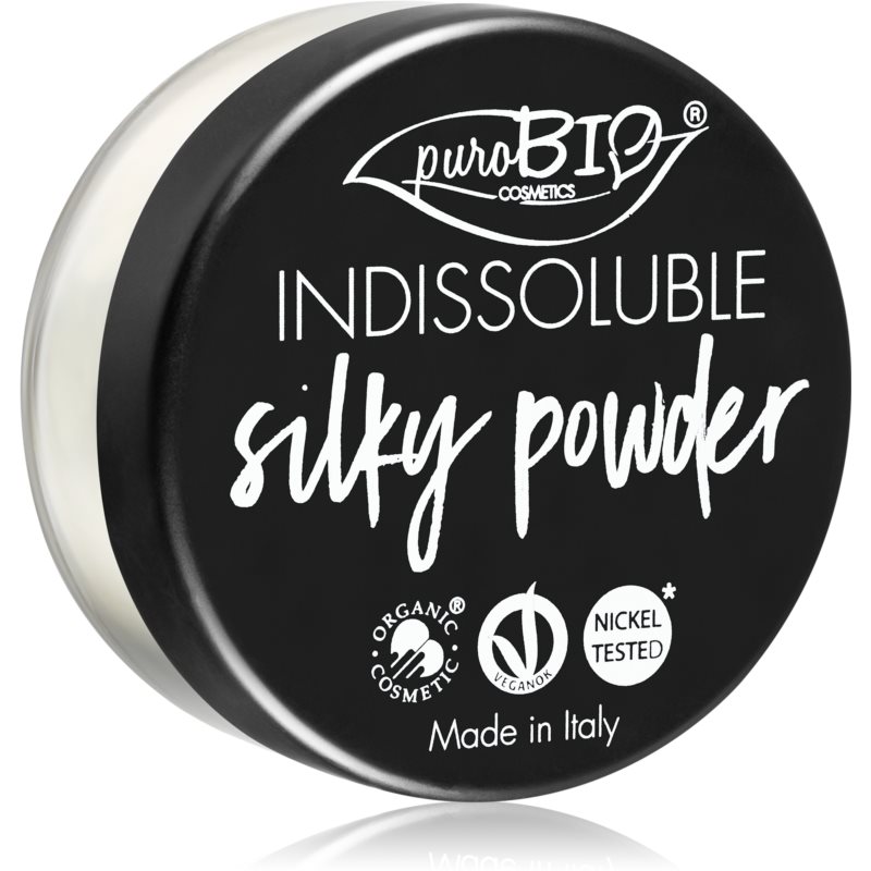 puroBIO Cosmetics Indissouble zmatňujúci sypký púder 8 g