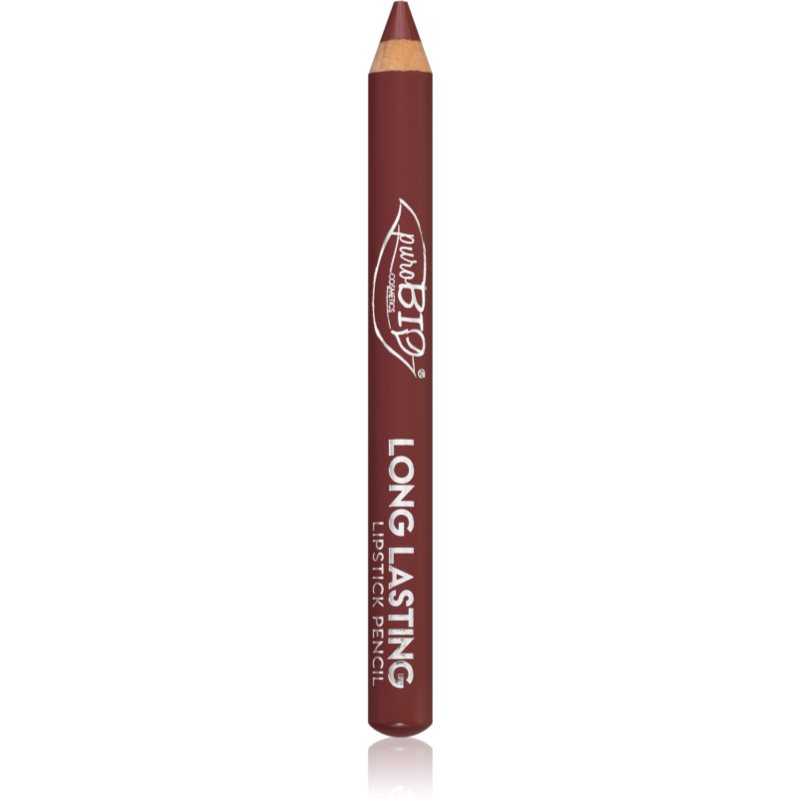 puroBIO Cosmetics Long Lasting Kingsize Creion de buze de lunga durata culoare 014L Strawberry Red 3 g
