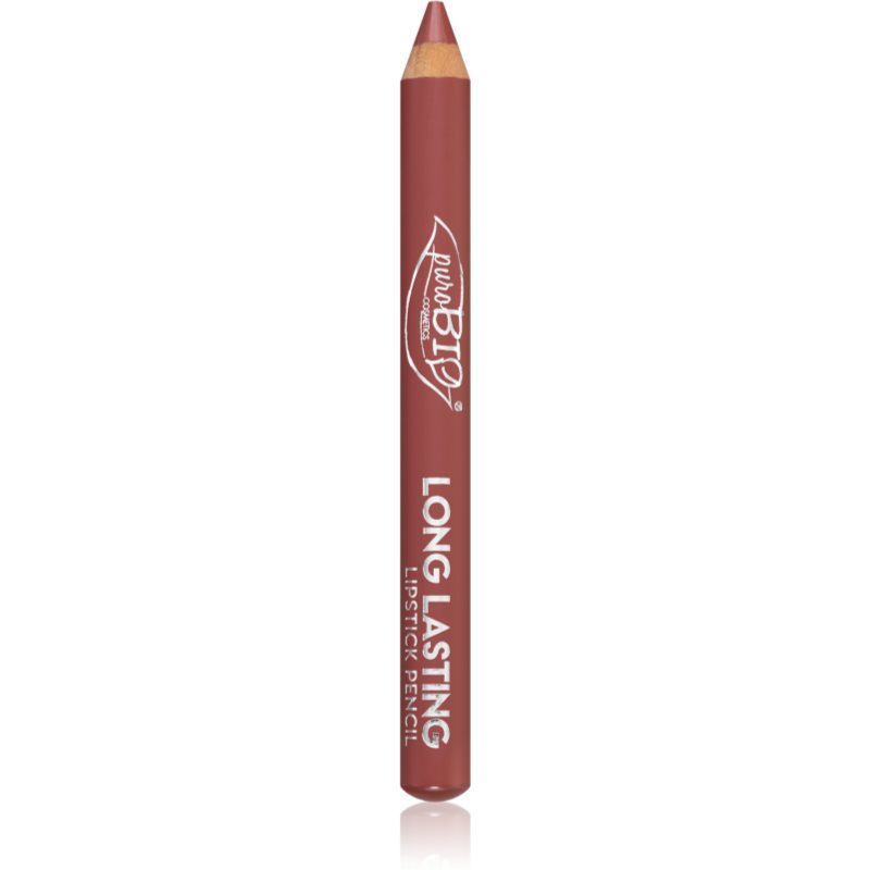 puroBIO Cosmetics Long Lasting Kingsize Creion de buze de lunga durata culoare 015L Warm Pink 3 g