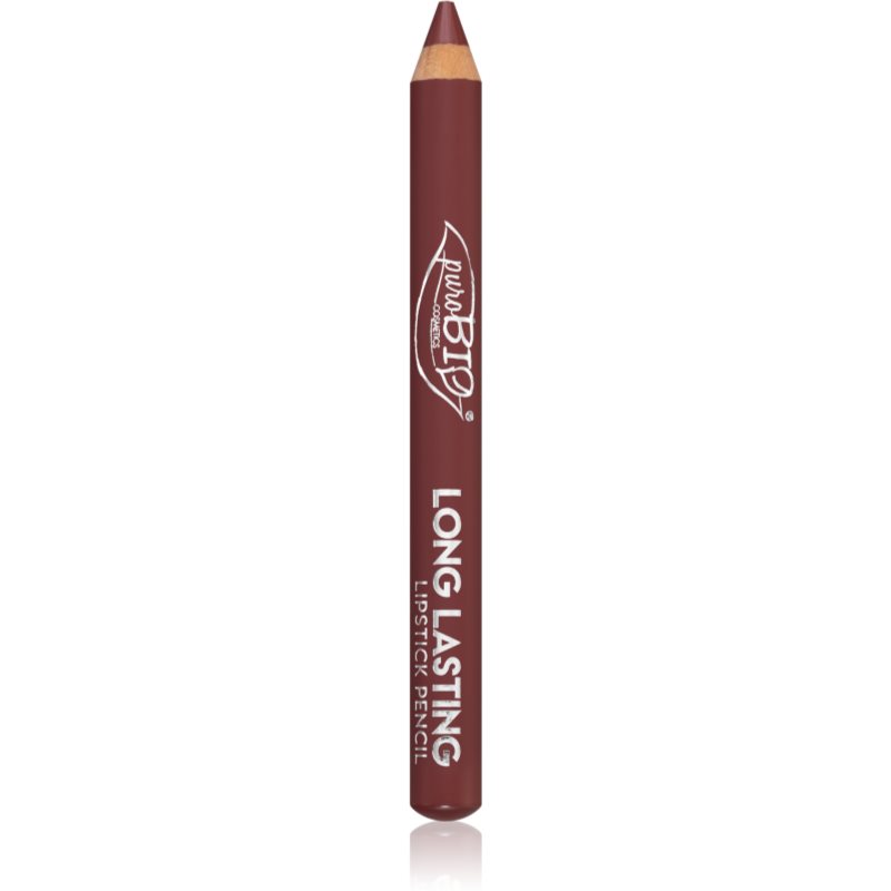 puroBIO Cosmetics Long Lasting Kingsize Creion de buze de lunga durata culoare 016L Burgundy 3 g