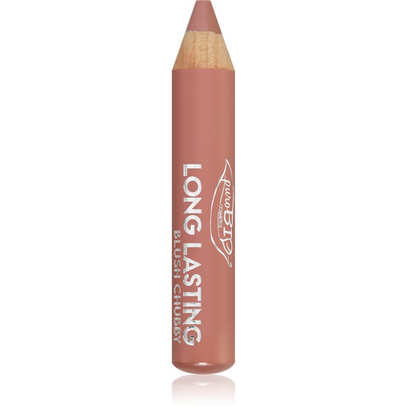 PuroBIO Cosmetics Long Lasting Chubby рум'яна у формі олівця відтінок 020L Peach 3,3 гр