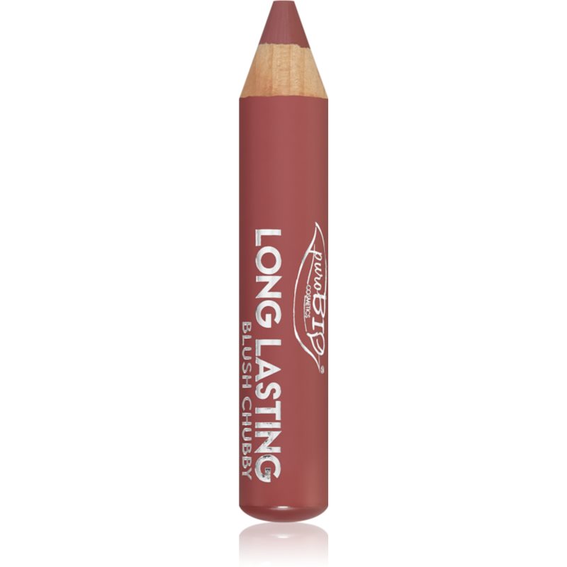 puroBIO Cosmetics Long Lasting Chubby blusher in a pencil shade 021L Cold Nude 3,3 g
