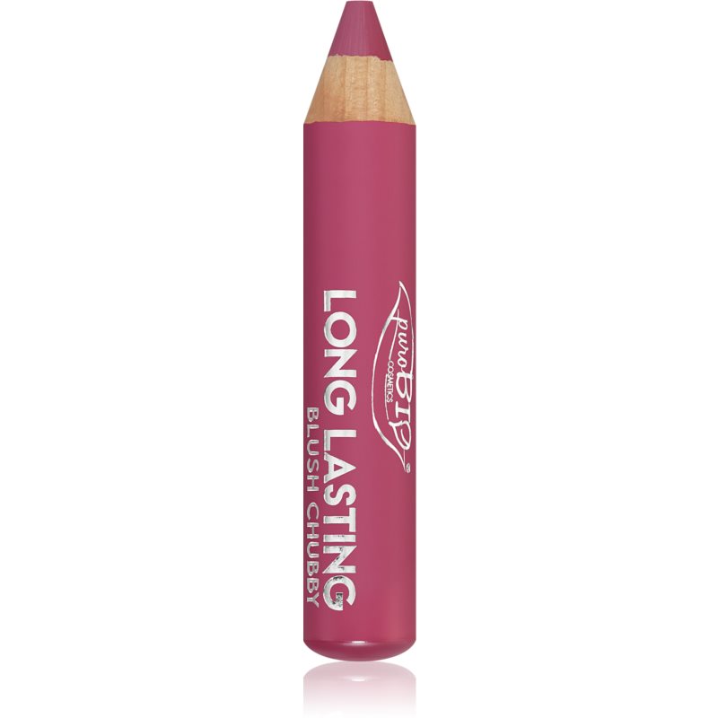 puroBIO Cosmetics Long Lasting Chubby blusher in a pencil shade 023L Cyclamen 3,3 g
