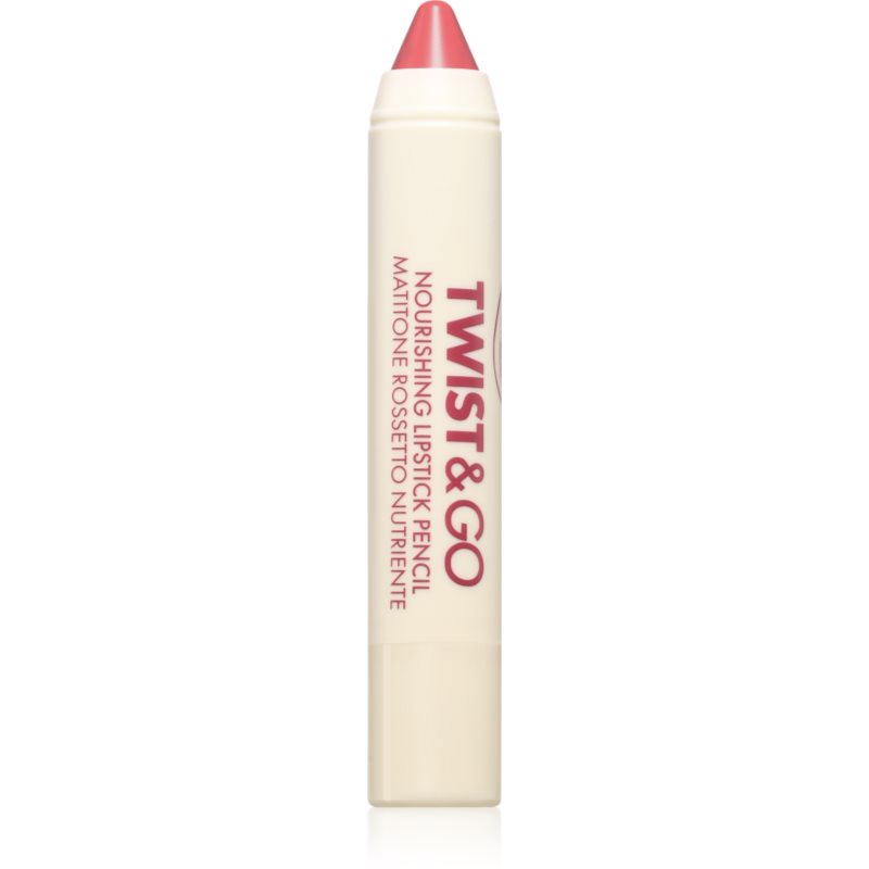puroBIO Cosmetics Twist&Go vyživující rtěnka v tužce odstín Pink Sand 2.9 g