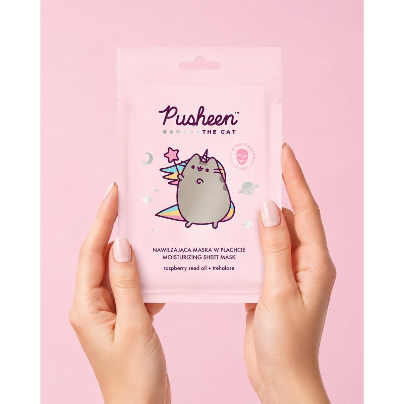 Pusheen Moisturizing Sheet Mask plátýnková maska 17 g (obrázek 3)