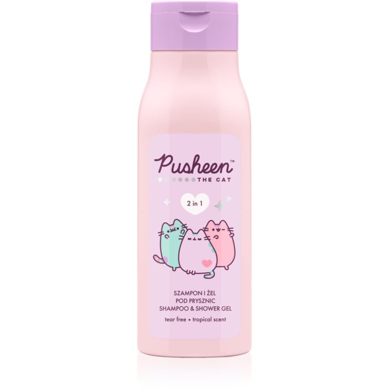 Pusheen 2 in 1 šampón a sprchový gél 2 v 1 400 ml