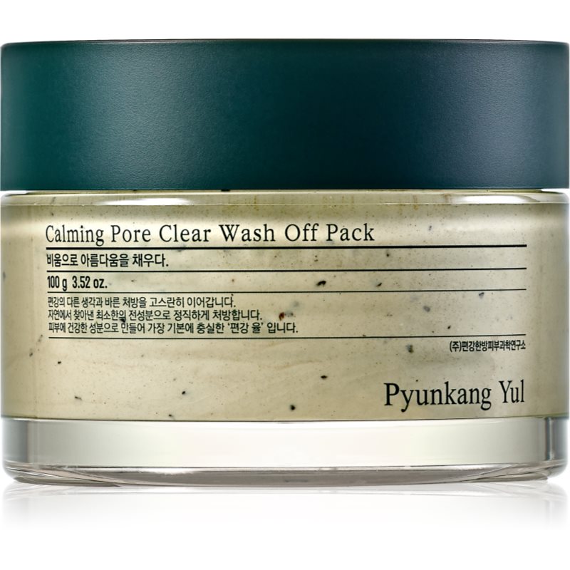 Pyunkang Yul Calming Pore Clear Wash Off Pack deep cleansing mask for hydration and pore minimising 100 g