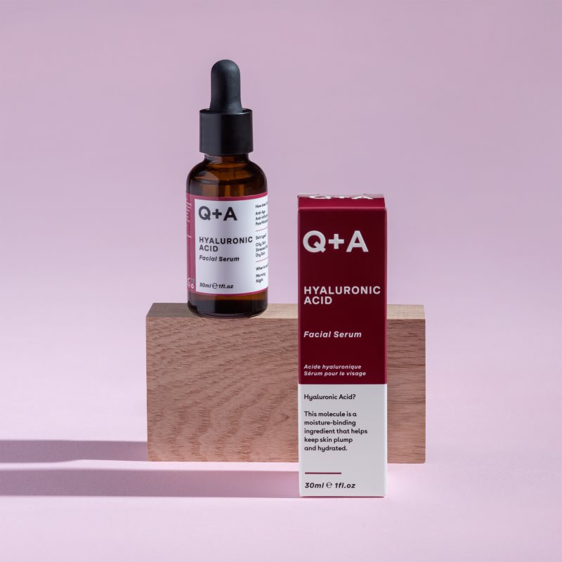 Q+A Hyaluronic Acid Moisturising Face Serum With Hyaluronic Acid 30 Ml