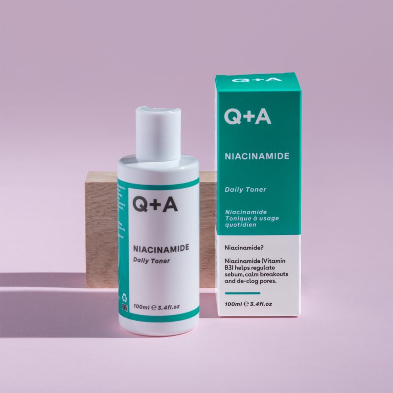 Q+A Niacinamide Facial Toner To Treat Skin Imperfections 100 Ml