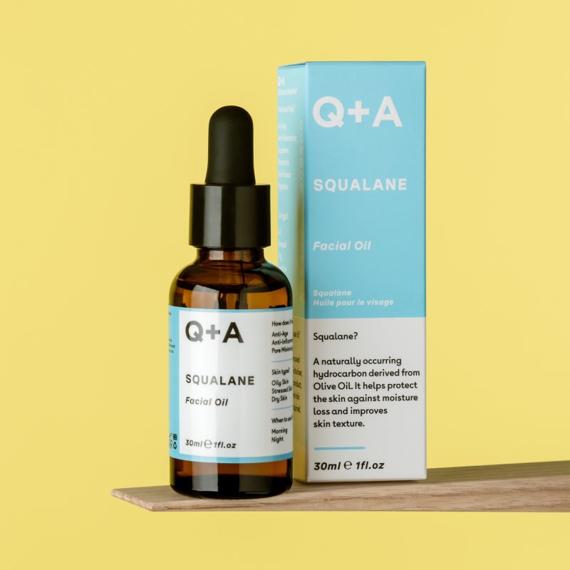 Q+A Squalane Facial Oil With Moisturising Effect 30 Ml