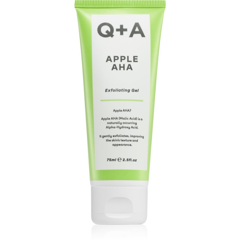 Q+A Apple AHA eksfoliacinis valomasis gelis 75 ml