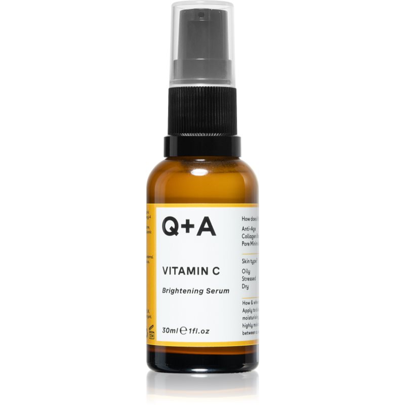 Q+A Vitamin C skaistinamasis serumas su vitaminu C 30 ml