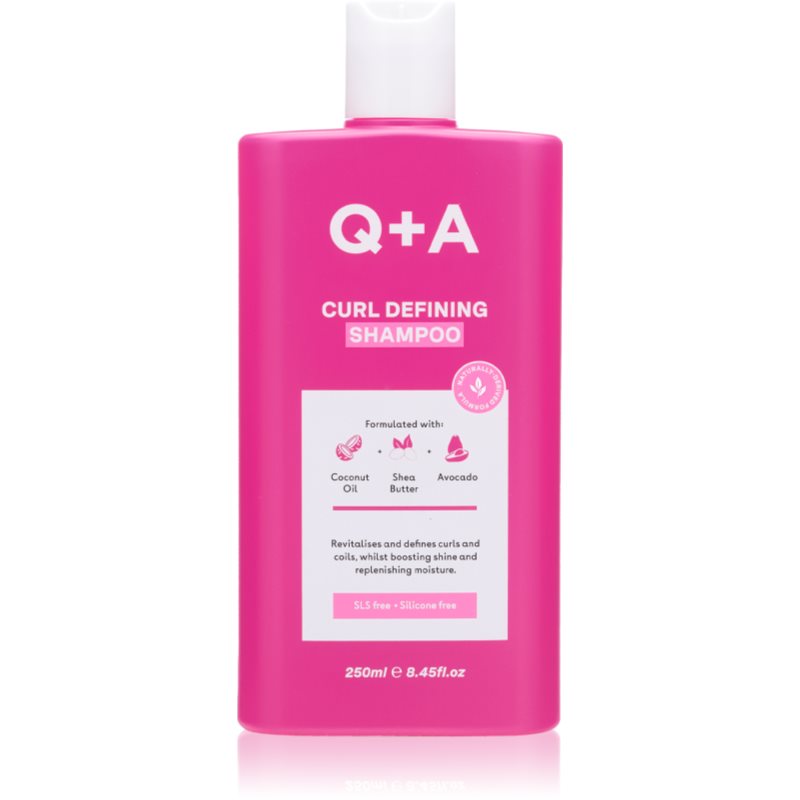 Q+A Q+A Curl Defining shampoing hydratant pour définir les boucles 250 ml