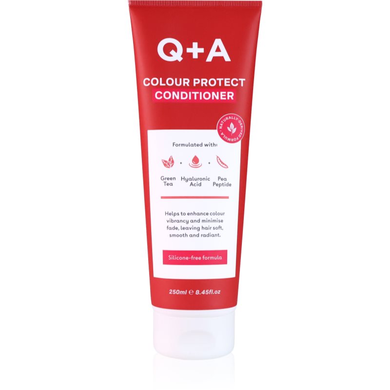 Q+A Q+A Colour Protect après-shampoing hydratant protecteur de couleur sans silicone 250 ml