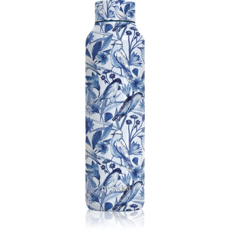 Quokka Solid Bouteille D’eau En Acier Inoxydable Porcelain Sparrow 630 Ml