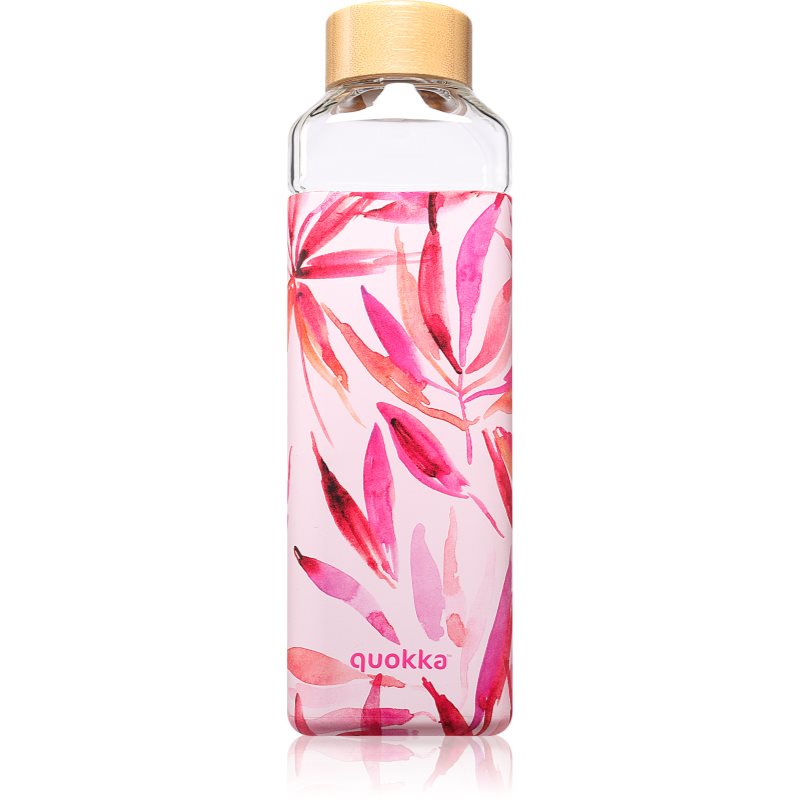 Quokka Storm bouteille d'eau en verre Flora 700 ml female