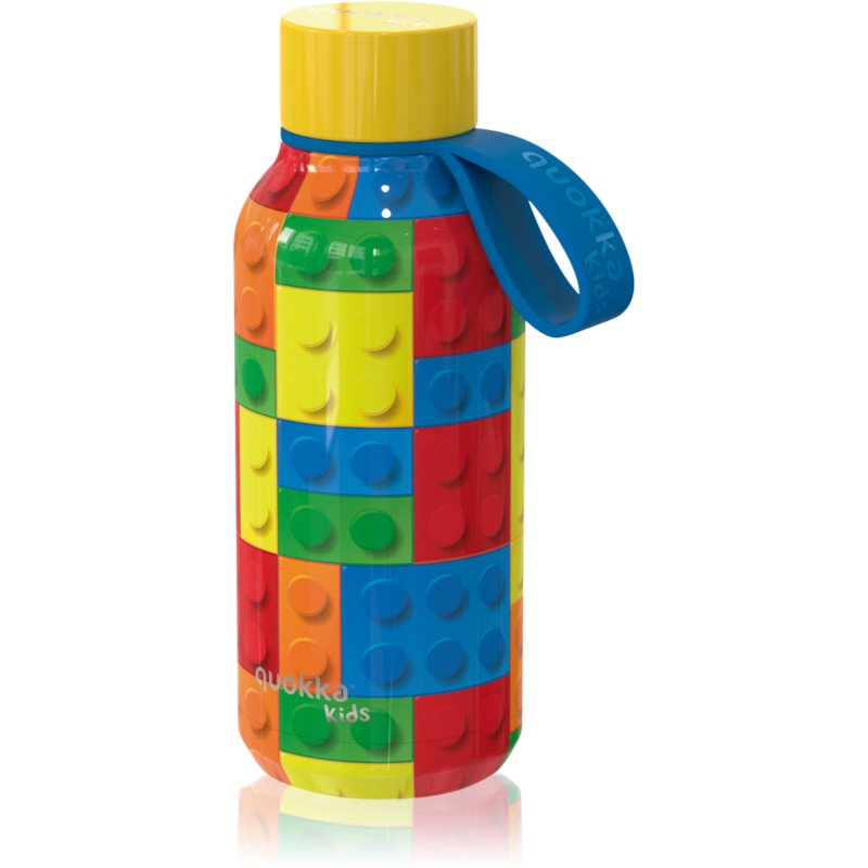 Quokka Solid Kids bouteille isotherme avec attache Color Bricks 330 ml unisex